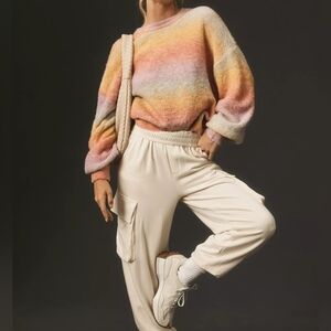 Sundry Anthro, Colorful Striped   Sweater